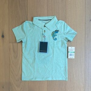 Andy & Evan Green Polo Shirt Classic Short Sleeve